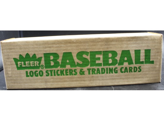 Set Of Factory Sealed Baseball Logo Stickers And Trading Cards
