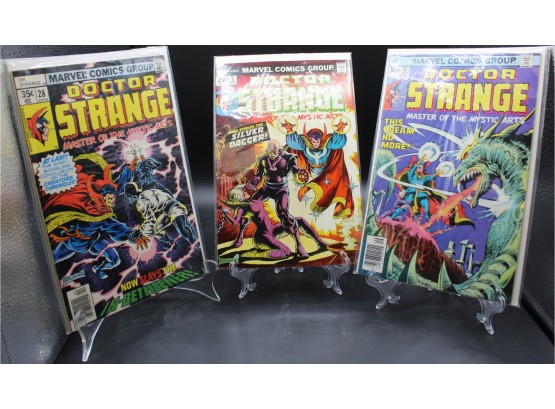 3 Marvel Dr. Strange Comics I Plastic Sleeves