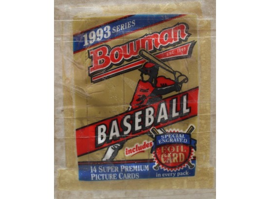 Set Of Sealed 1993 Bowman Baseball Cards