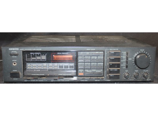 Onkyo TX-37 Quartz Synthesized AM/FM Stereo Tuner Amplifier Vintage