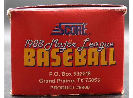 Collectors Set 1988 Score Baseball Cards