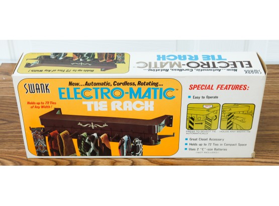 Retro Swank Electro - Metic Tie Rack - In Original Box