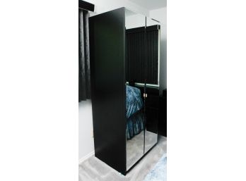 2 Door Mirrored Closet W/ 2 Shelves - Contents Not Included - L32.5' X H77' X D23.5'