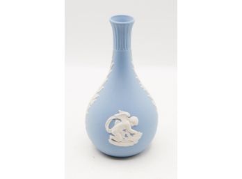 Wedgwood Jasperware Bud Vase - Vintage - Cupid - Cherub Vase - Collectible