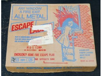 Retro - Escape Ladder - In Original Box - Pat# 3727724