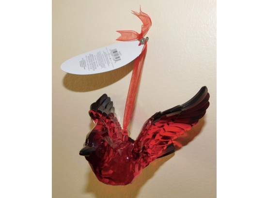 Red Cardinal Faceted Ornament By Enesco/ Dept.56-Brand New W/tags, 'Always Near'