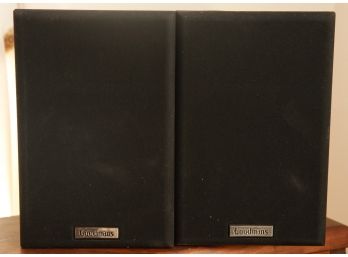 Pair Goodmans M100 Vintage Bookshelf Speakers - Tested - Made In England