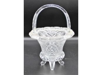Stunning Crystal Glass Basket