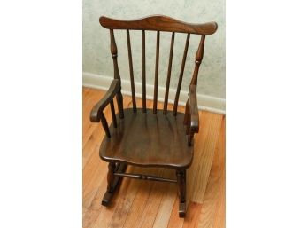 Child Wooden Rocking Chair - L15' X H26' X D21'
