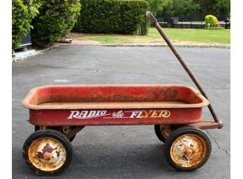 Vintage Used Radio Flyer 9A All American Classic Red Wagon