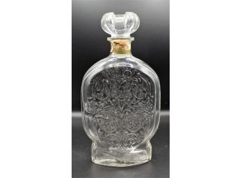 Vintage Schenley Embossed Whiskey / Bourban Decanter Bottle