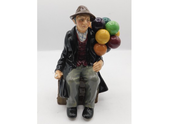 Vintage Royal Doulton The Balloon Man Hand-painted Porcelain Figurine