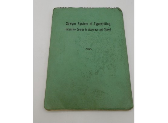 Vintage Sawyer System Of Typewriting Book / Intensive Course In Accuracy And Speed