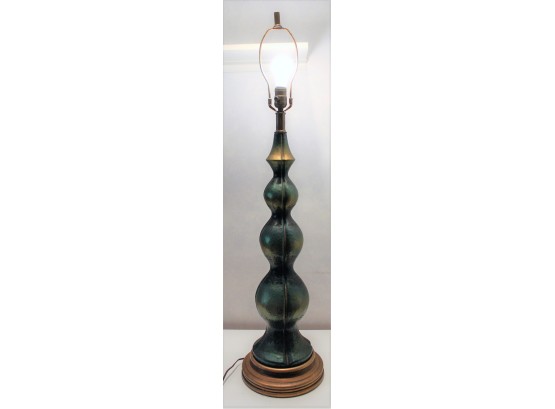 Vintage Stacked Brass Ball Lamp