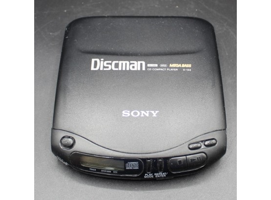 Sony Discman CD Compact Player D-133