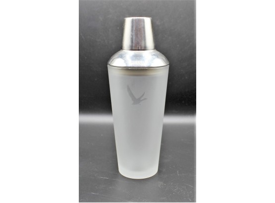 Grey Goose Vodka Frosted Glass 3 Piece Martini Cocktail Shaker