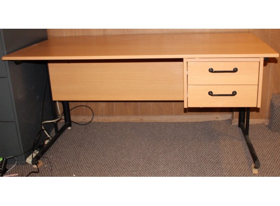 Ikea Wooden Two Drawer Desk