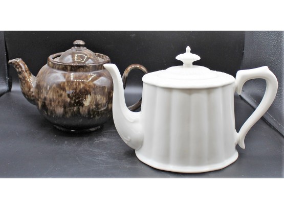 Vintage Clay And Porcelain Teapots