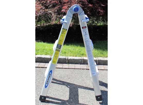Werner 14ft Reach Height Multi-position Ladder, 300lb Load Capacity 13ft Type IA MT-13