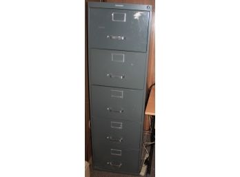 Vintage Steel 4-Drawer File Cabinet