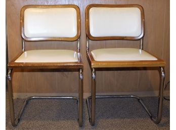 Pair Of Marcel Breuer 'cesca' Chairs