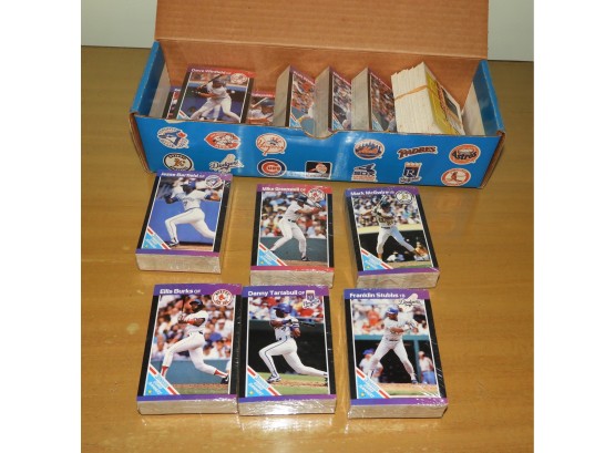 Donruss 1989 Baseball Puzzle & Card Set