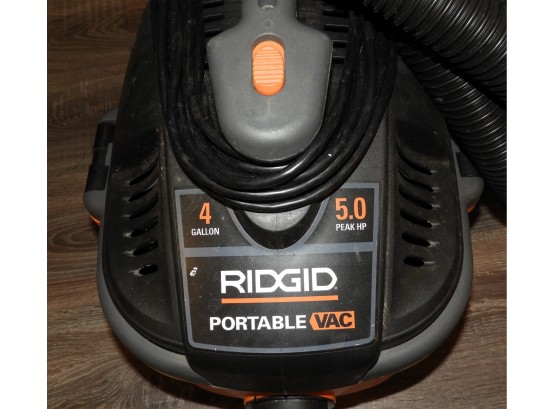 Rigid Portable Vacuum 4-gallon Model #WD40700