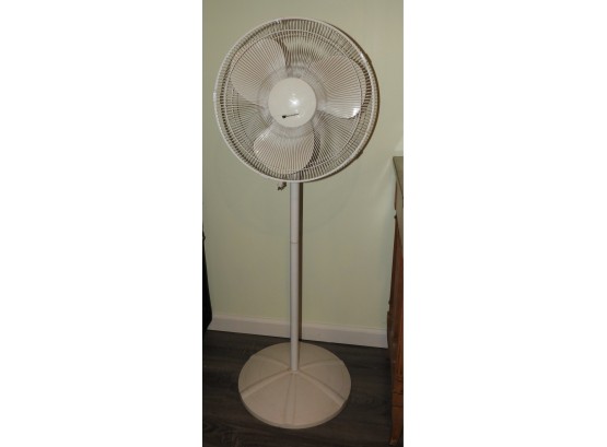 Standing Oscillating Floor Fan - White