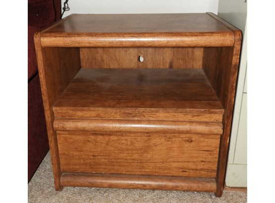 Wood Microwave/TV Stand Cabinet With Storage