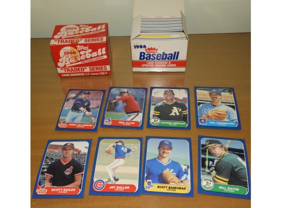 Topps 1986 Traded Series - 2 Boxes