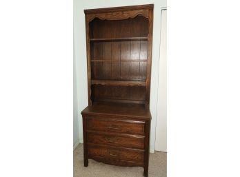 Hutch/bookcase Dresser With 3-drawers
