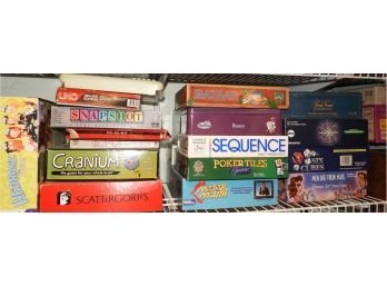 Assorted Lot Of Children's Board Games
