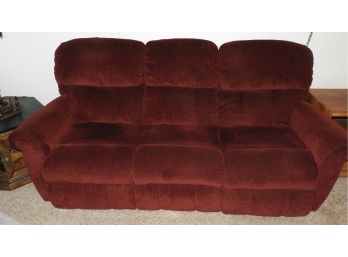 Lay-z-boy Comfortable & Soft Fabric Sofa With Reclining Ends