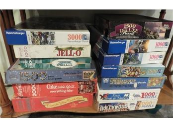 Assorted Lot Of Puzzles