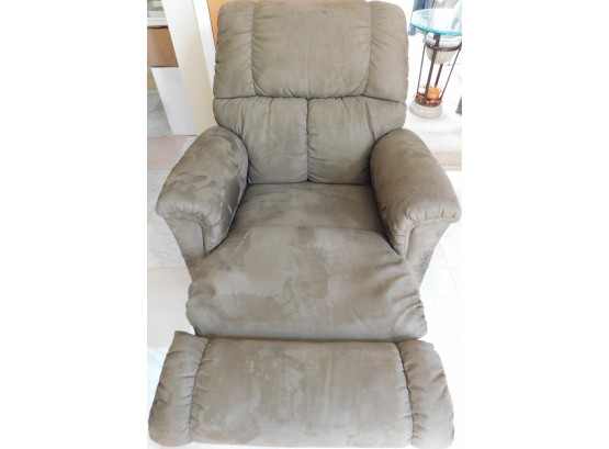 Lazy Boy - Green Upholstered Reclining Lounge Chair
