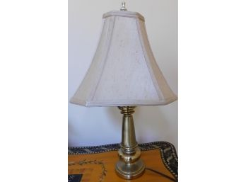 Decorative Gold Colored Metal Table Lamp With Shade