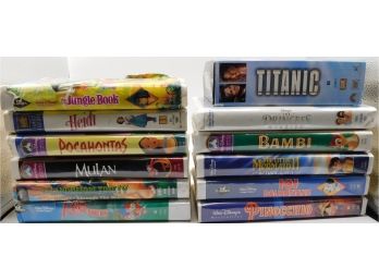Lot Of Assorted VHS Movies (12)