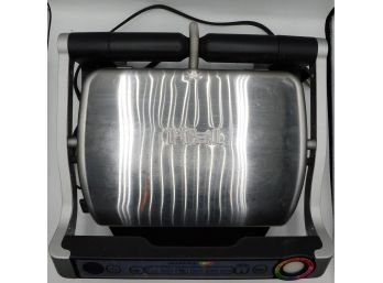 Silver T-Fal GC7 Opti-Grill Electric Indoor Grill - Model 8356s1 - With Recipe Book