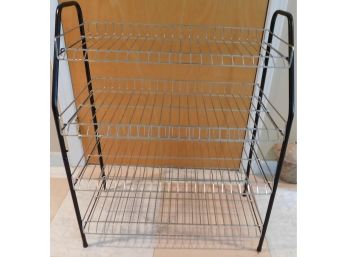 Freestanding Metal Shoe Rack With 4 Shelves