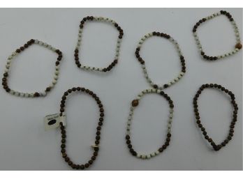 Lot Of Assorted Beaded Bracelets (5)