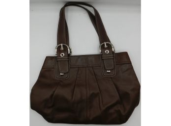 Coach Brown Leather Tote Bag