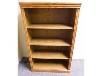 Sturdy Wooden Bookcase With 4 Shelves