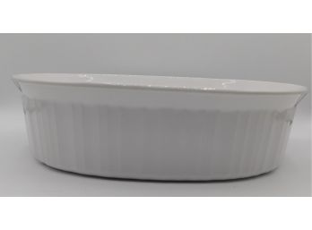 Corningware French White Oval Ceramic Casserole Dish