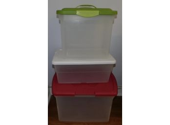Assorted Lot Of Storage Containers