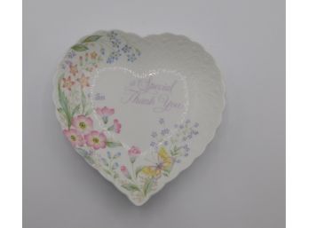 Mikasa 'A Special Thank You' Heart Shaped Dish