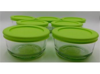 Anchor Hocking 1 Cup Round Glass Food Storage - Set Of 7