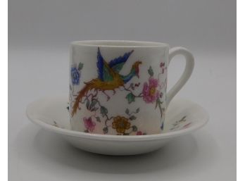 Vintage Royal Doulton Unique Birds Cup And Saucer