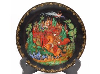 Vintage Russian Tianex Decorative Plate # 7852, Russian Legends