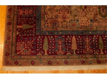 Elegant Persian Vase Samovar Tea Wash Decor Wool Area Rug 10' X 14'