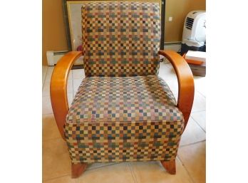 Color Block Arm Chair